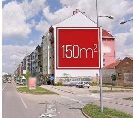 Novi Sad - Fasadna reklama - Bulevar Evrope i Hadži Ruvimove
