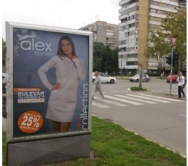 Novi Sad - CityLight - Bul. oslobođenja - NIS plato VU