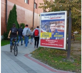 Novi Sad - CityLight - Studentski - menza VU